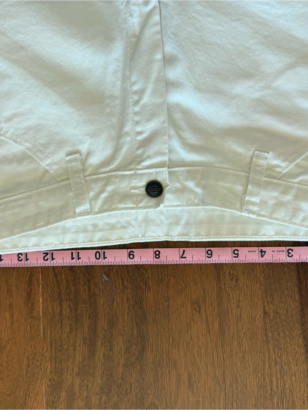 Dickies White Workwear Straight-Leg Pants